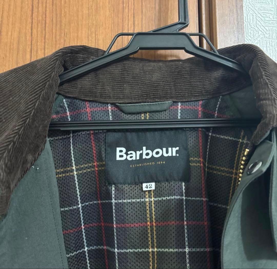カ*ル様 Barbour ダークグリーンジャケット 42
