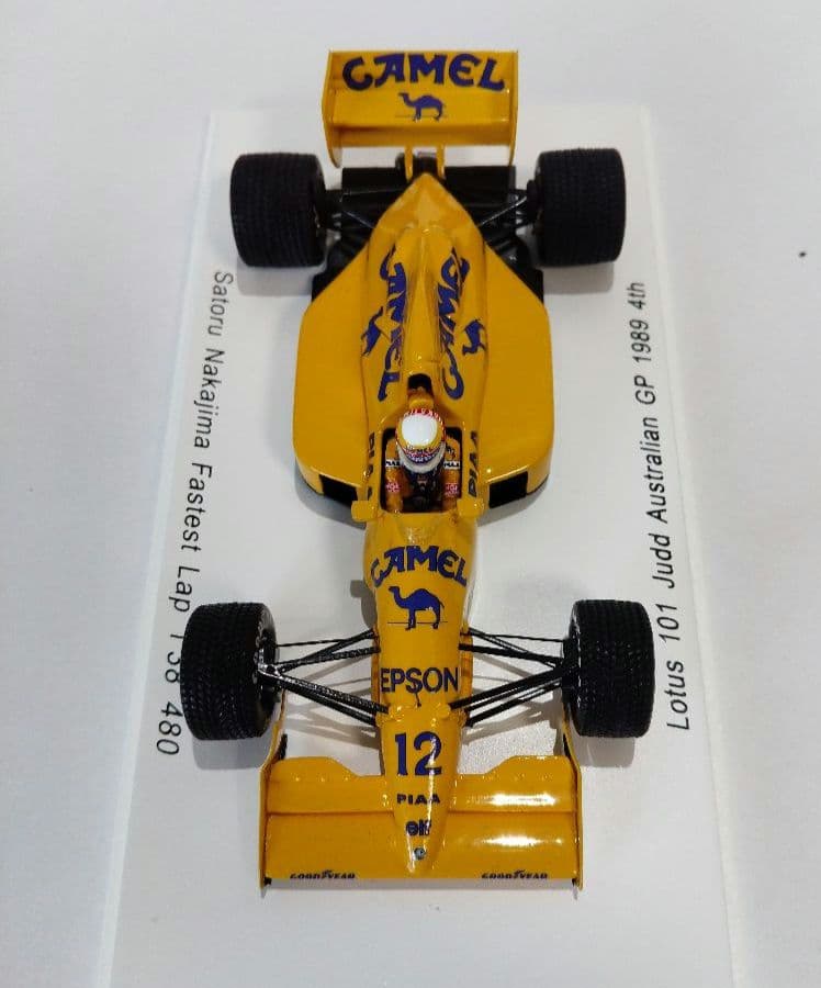 ミニカー SPARK 1/43 Lotus 101 Judd NAKAJIMA