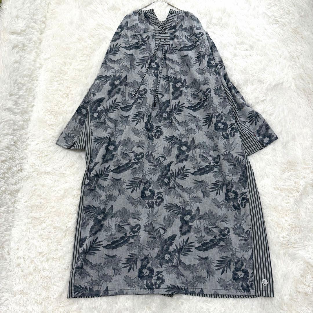 Kawatani Shirt 河谷シャツ ロングワンピース 編み上げ 2way