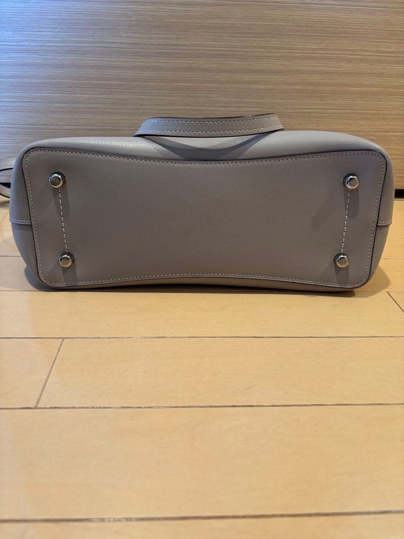 COACH グレー レザートートバッグ