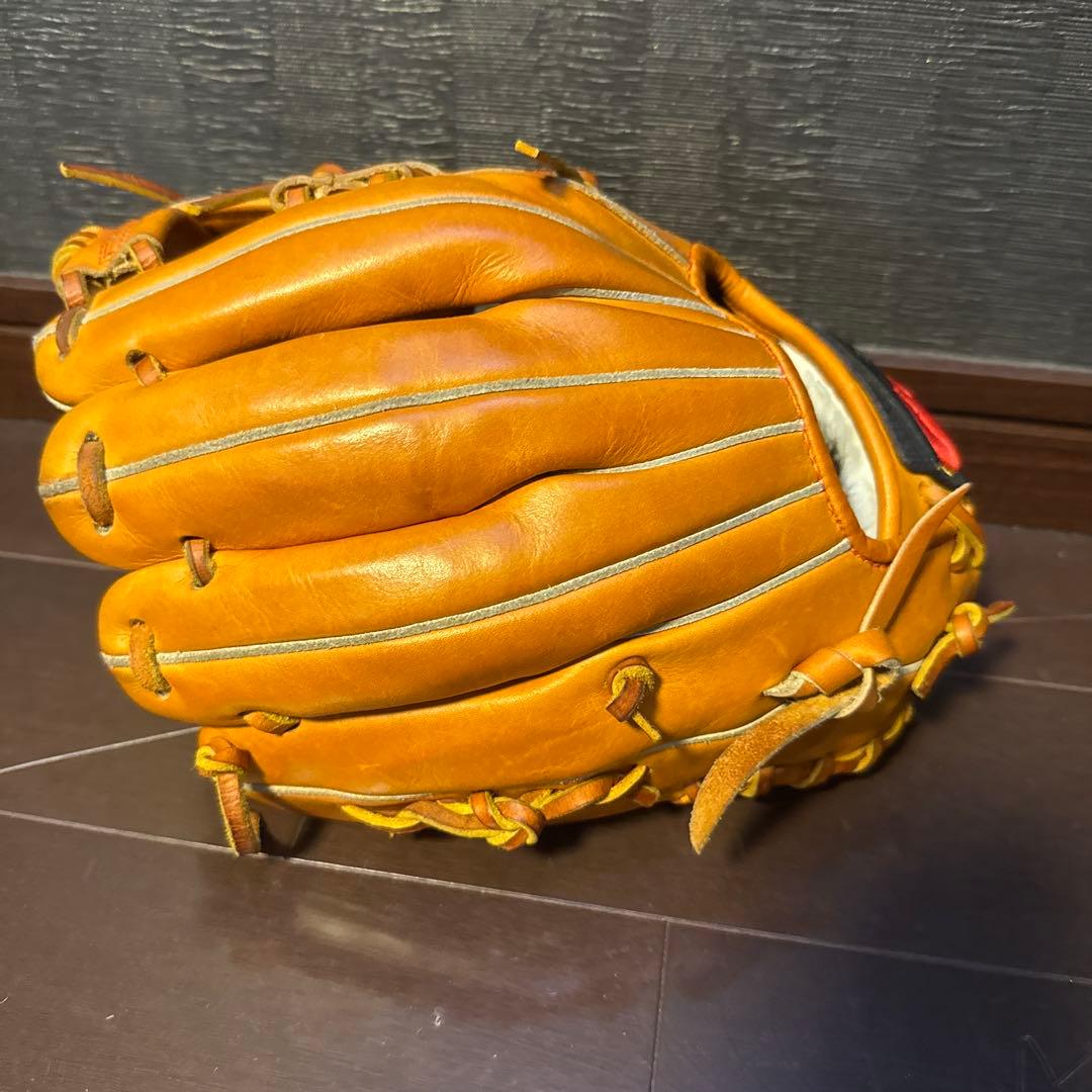 ドナイヤ オーダーグラブ 軟式 山田哲人型 日本製 ヤマモトスポーツ購入&型付け