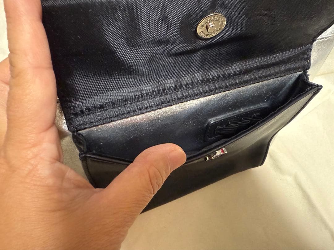 LANVIN SPORT ボディバッグ 黒と銀