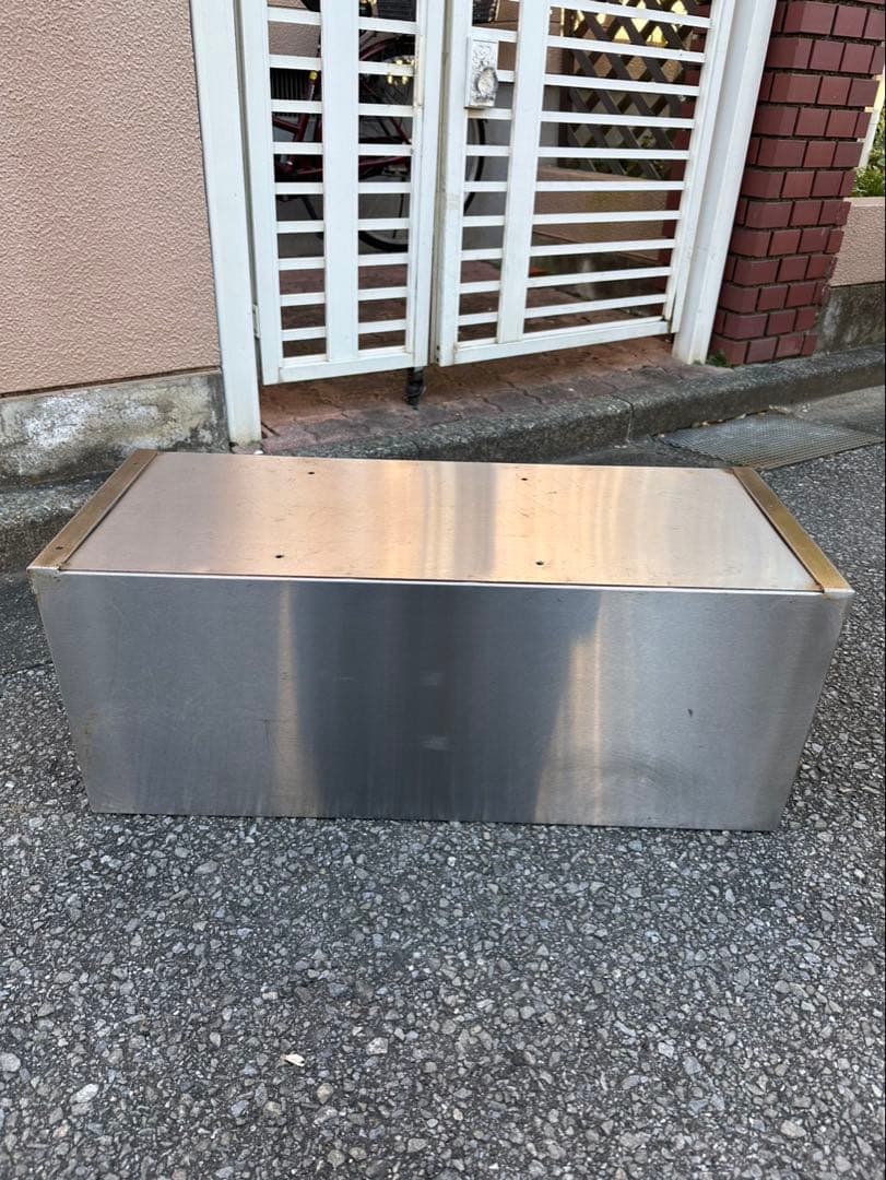 美品　鉄製作業台　飲食店厨房作業台