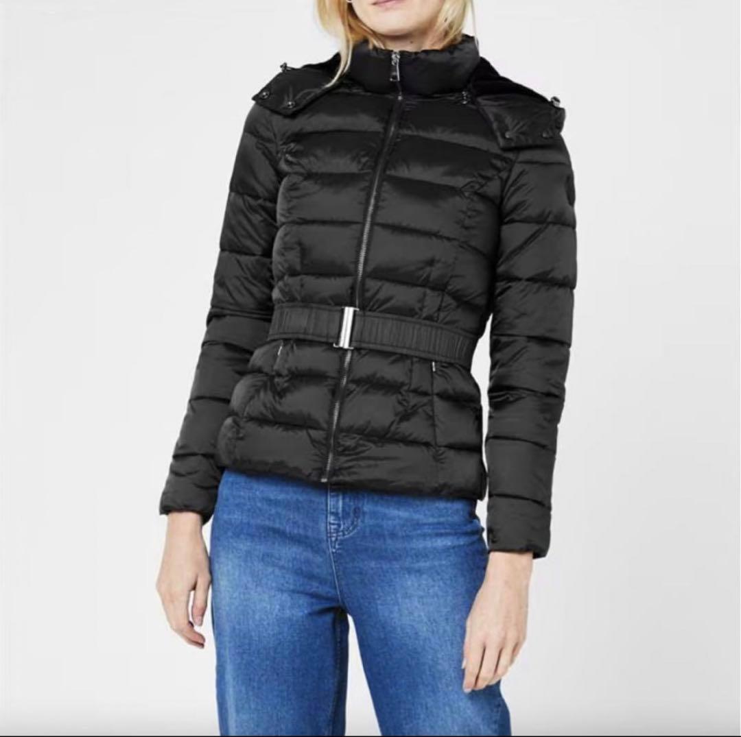 TED BAKER テッドベイカー 中綿ジャケット 黒 ベルト付