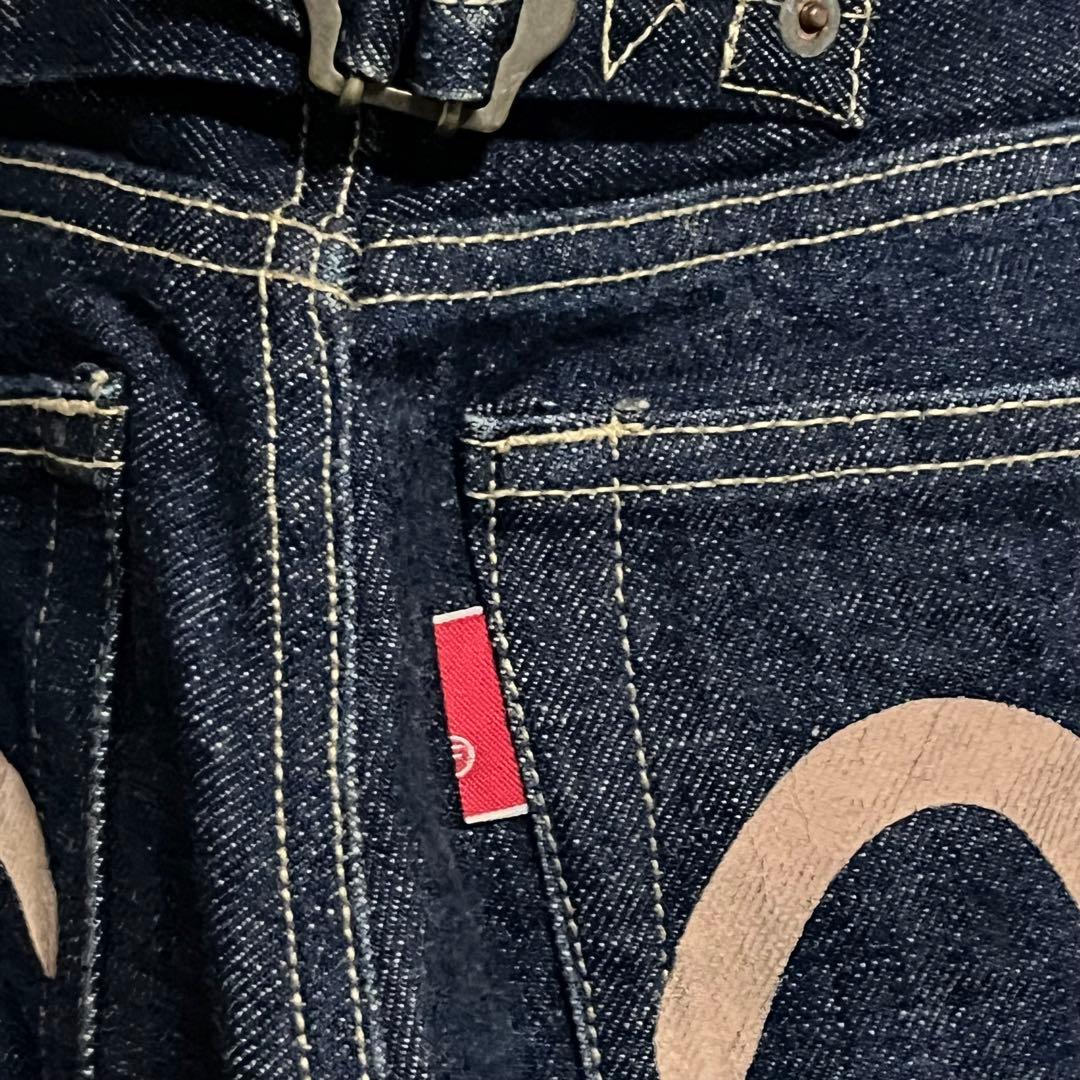 EVISU エヴィス シンチバック付き デニムパンツ W29