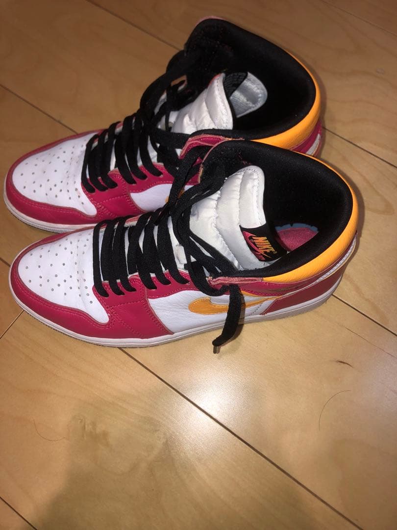 Nike Air Jordan 1 ピンク/オレンジ ハイカットシューズ