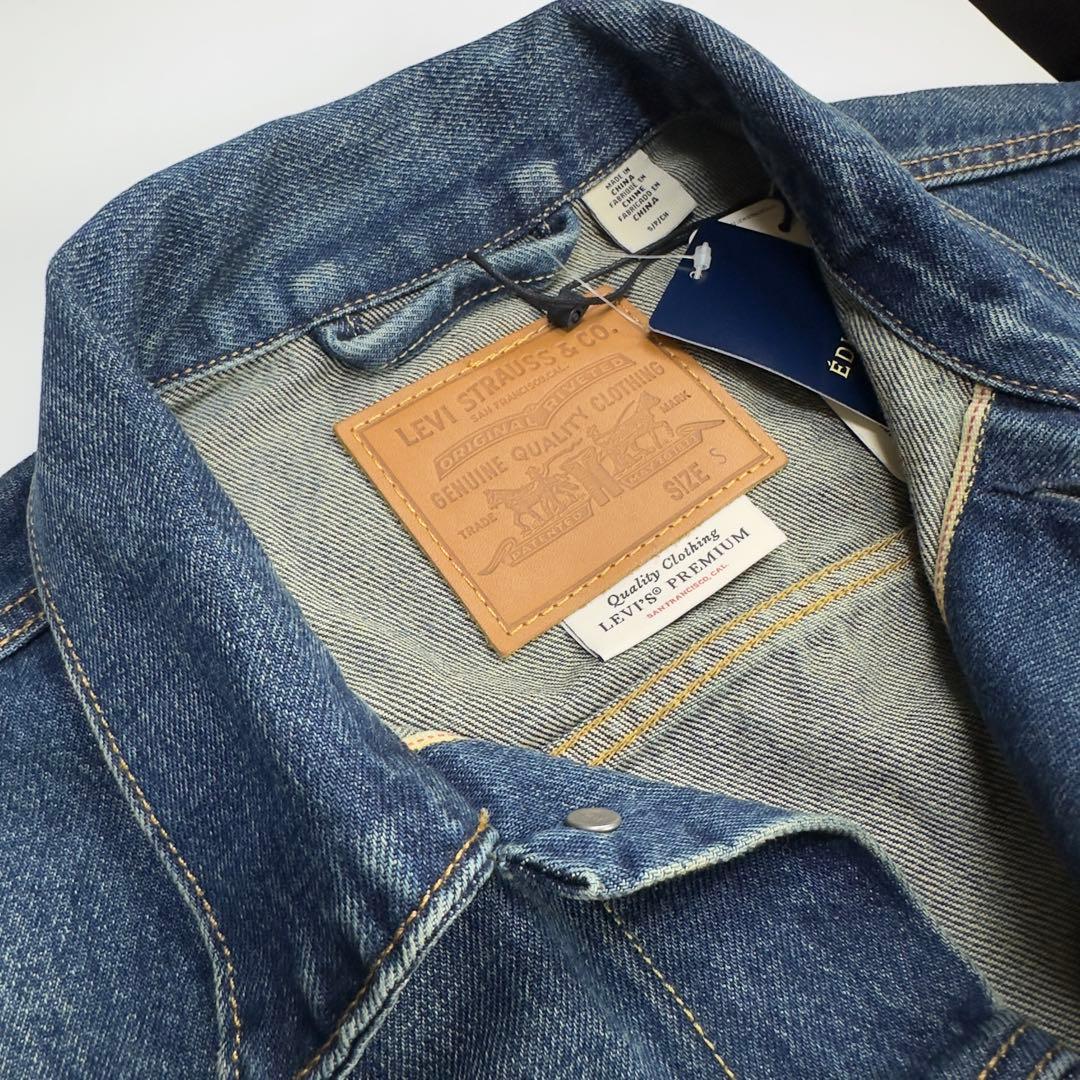 タグ付き LEVIS × EDIFICE 30周年 別注 1st Gジャン S
