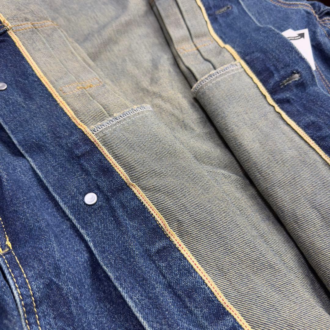 タグ付き LEVIS × EDIFICE 30周年 別注 1st Gジャン S