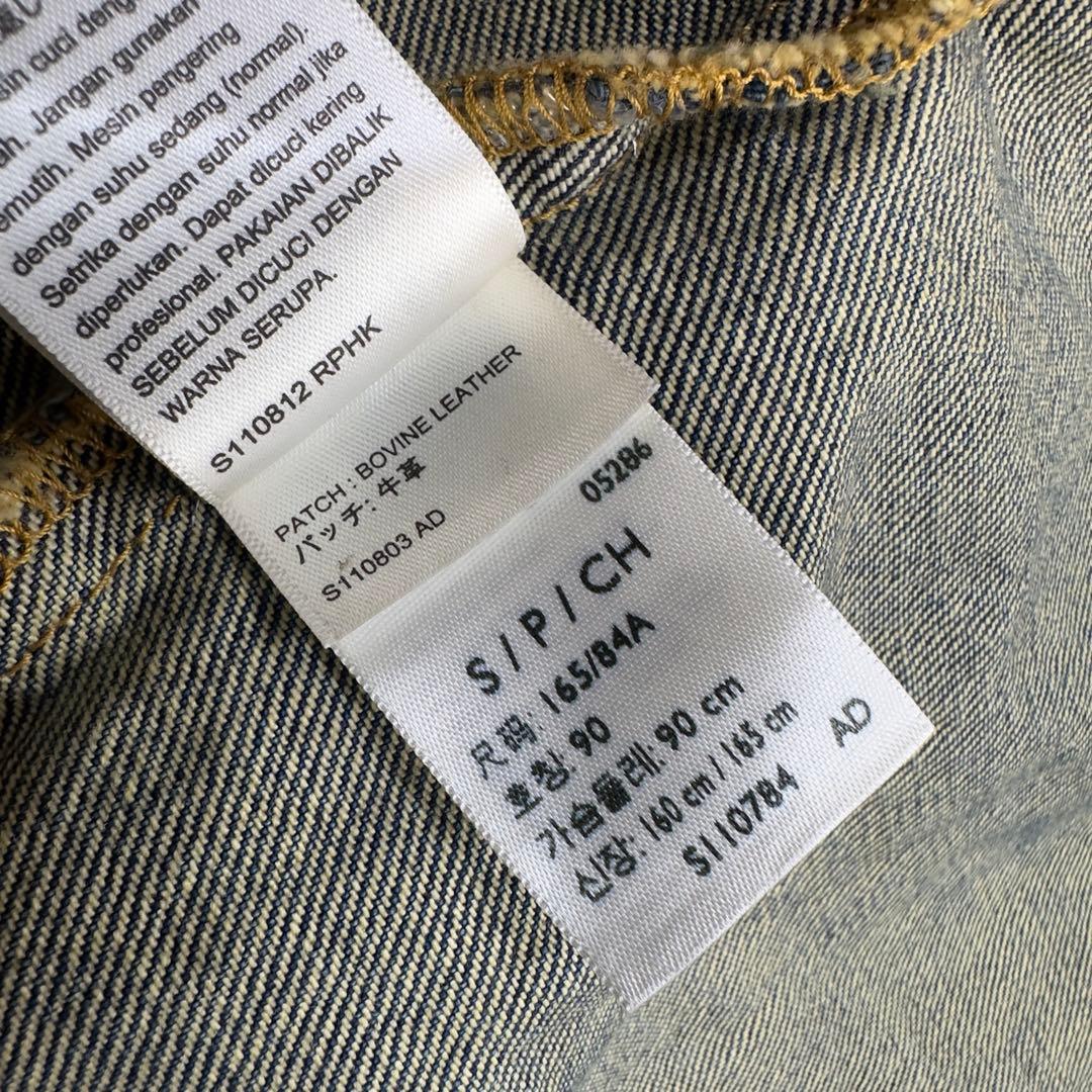 タグ付き LEVIS × EDIFICE 30周年 別注 1st Gジャン S