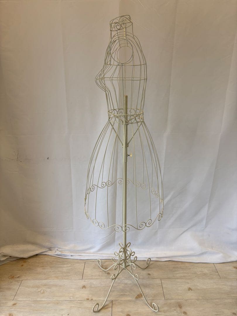 フレンチ アイアントルソー(アイボリー色)[高さ調節可]