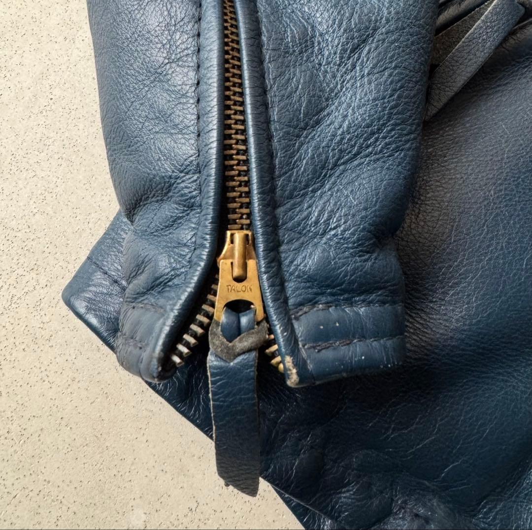 最終価格 Langlitz Leather ネイビー レア カスタムオーダー