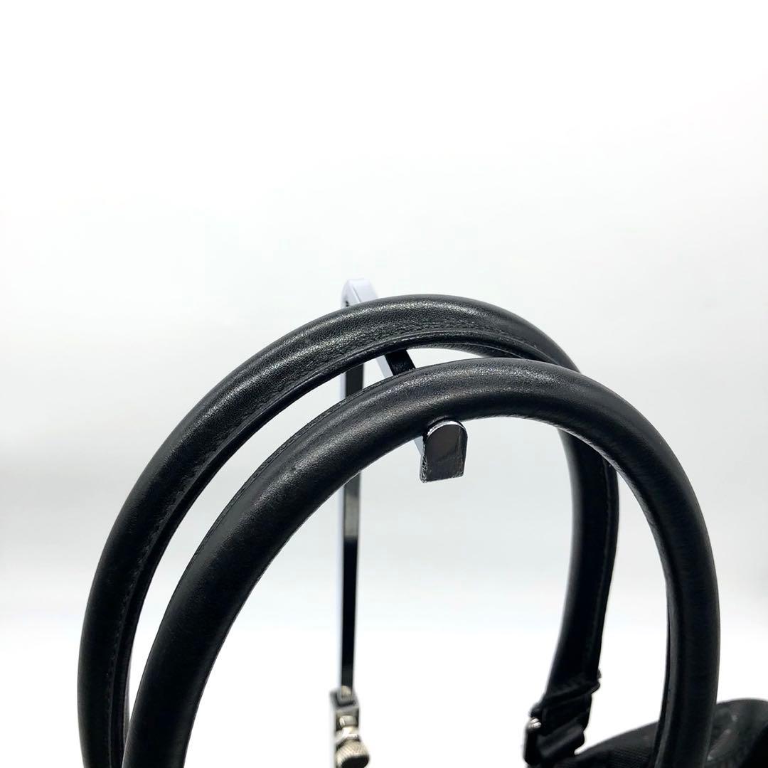 ✨美品✨グッチ トートバック インプリメ GG A4可能 PVC レザー 黒