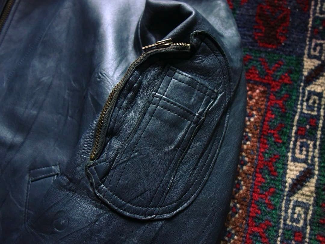 フランス パイロットレザージャケット L相当 民間品