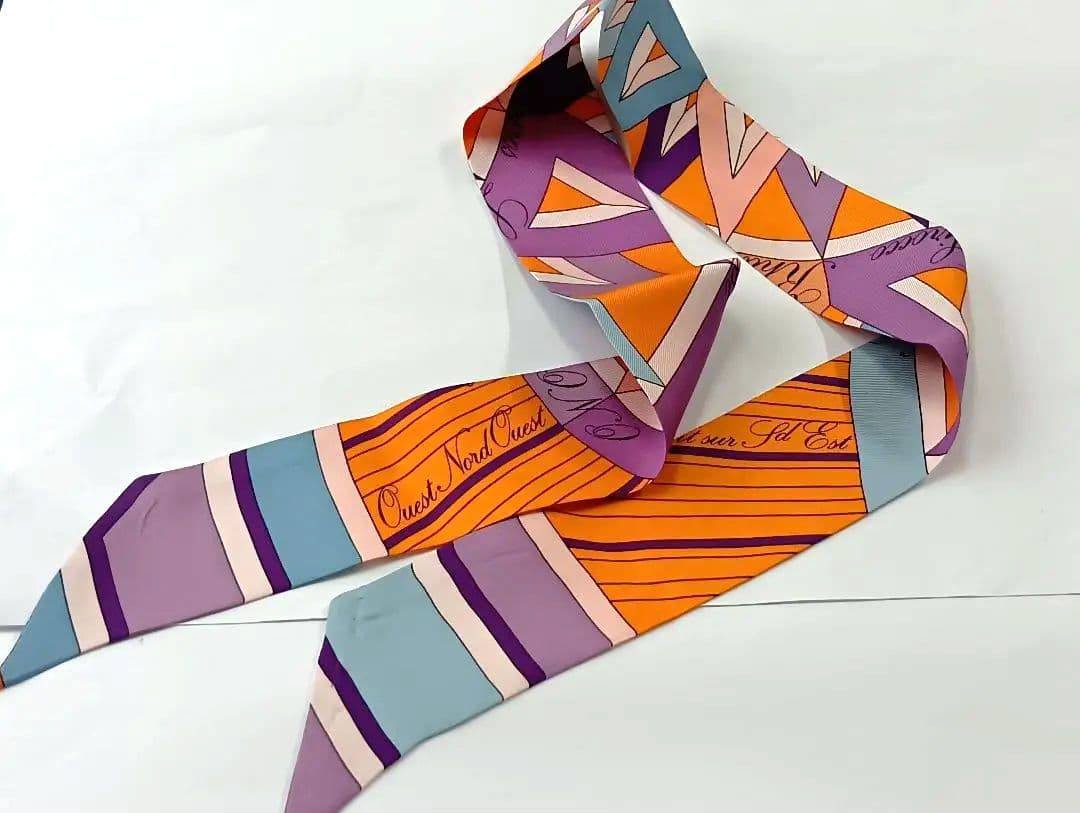 234 HERMES エルメス ツイリー シルク