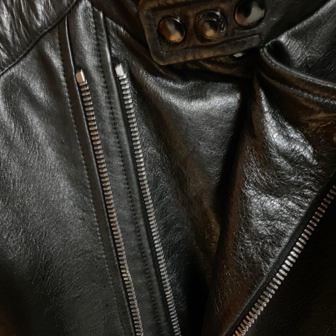 GUCCI ラムレザー　セミダブルライダース　50