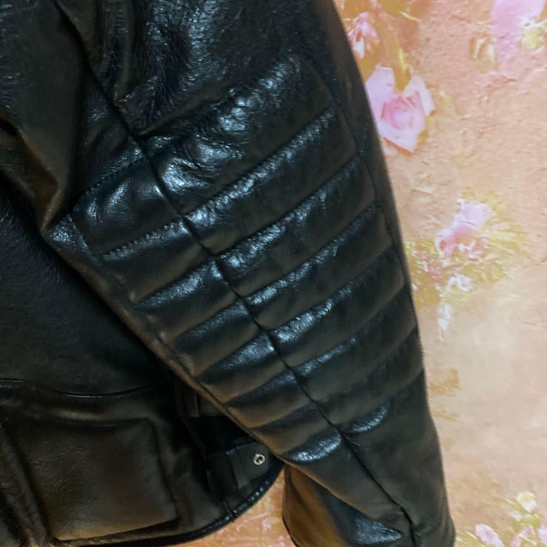 GUCCI ラムレザー　セミダブルライダース　50