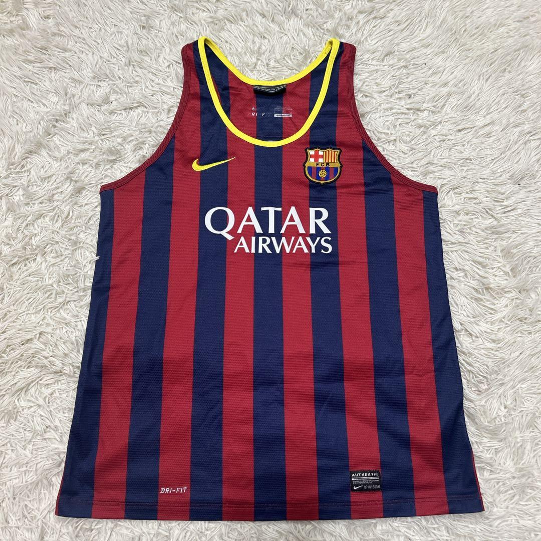 NIKE ナイキ　サッカー　スペイン　FCバルセロナ　タンクトップ　ユニフォーム