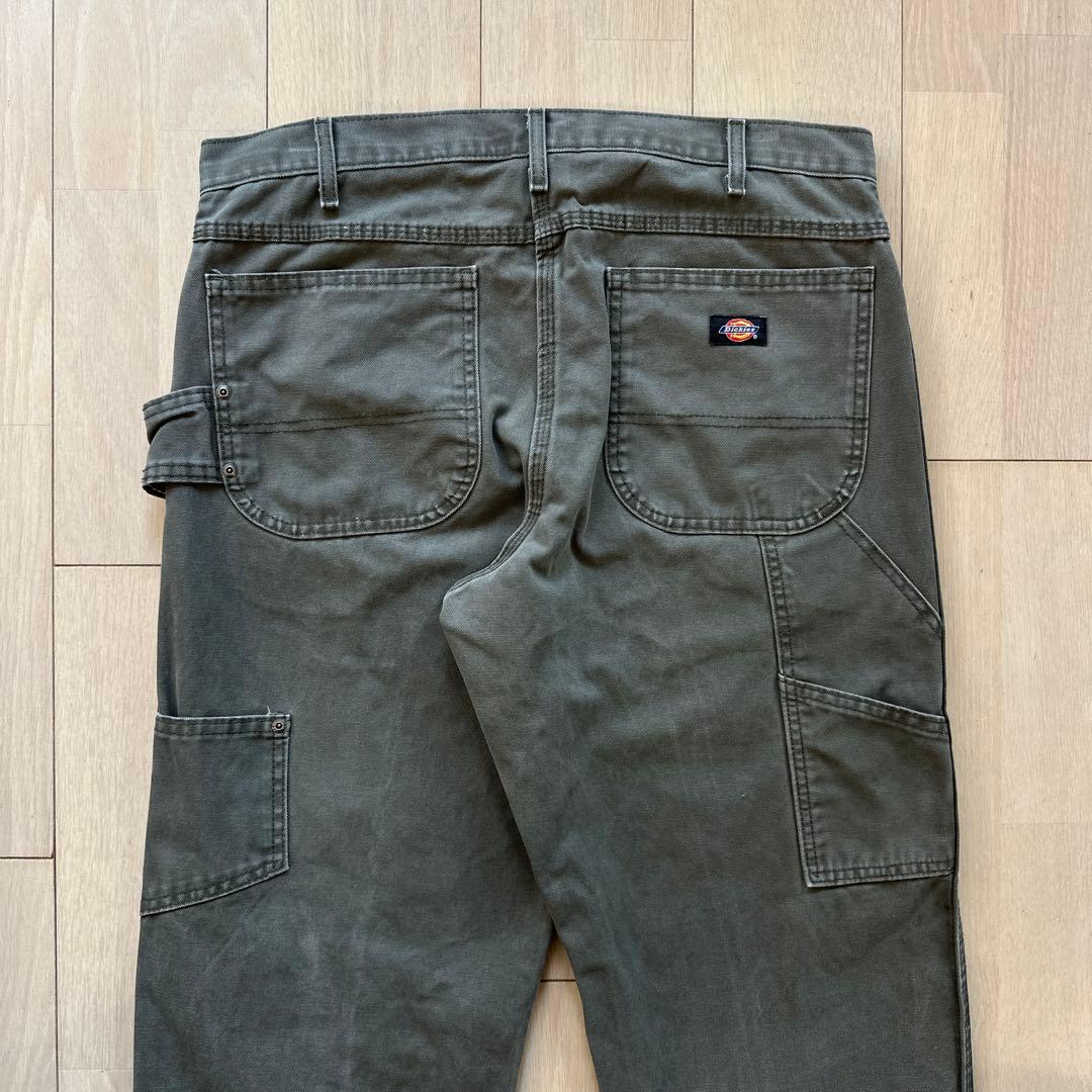 34×30 ダック生地 Dickies ワークパンツ ペインターパンツ ダック地