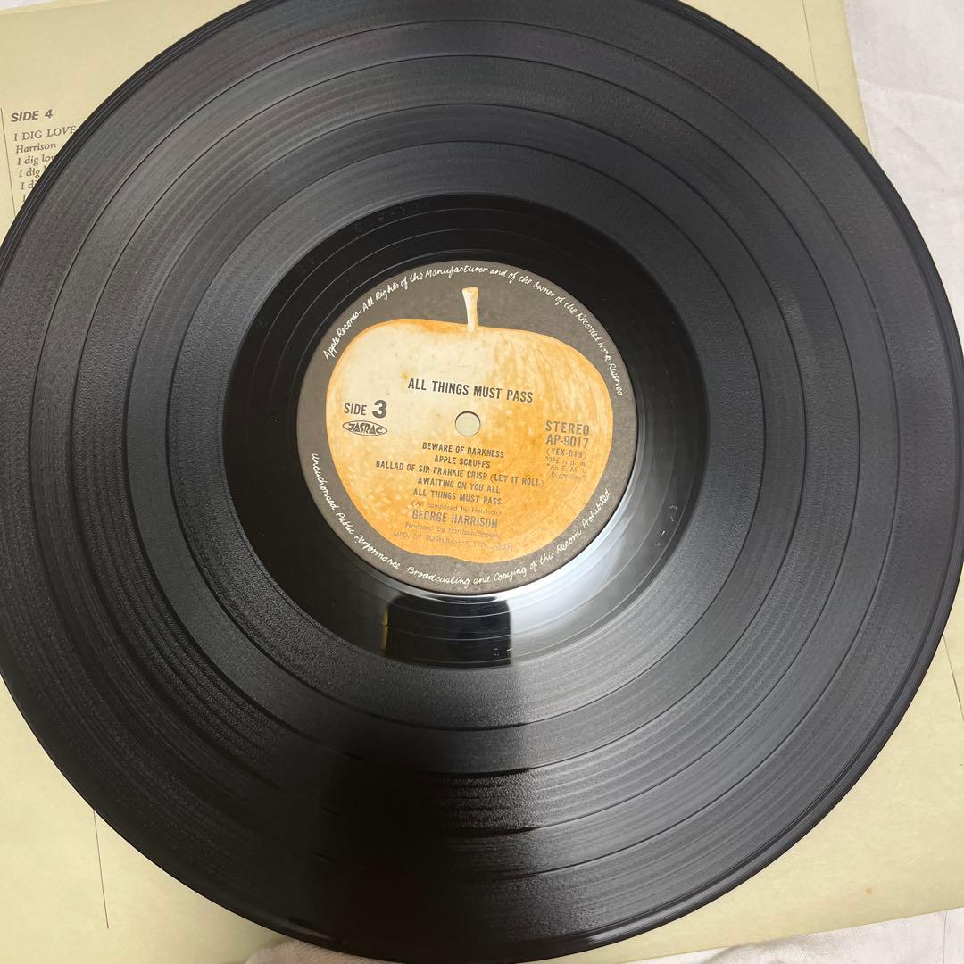 洋楽 e Harrison All Things Must Pass LP