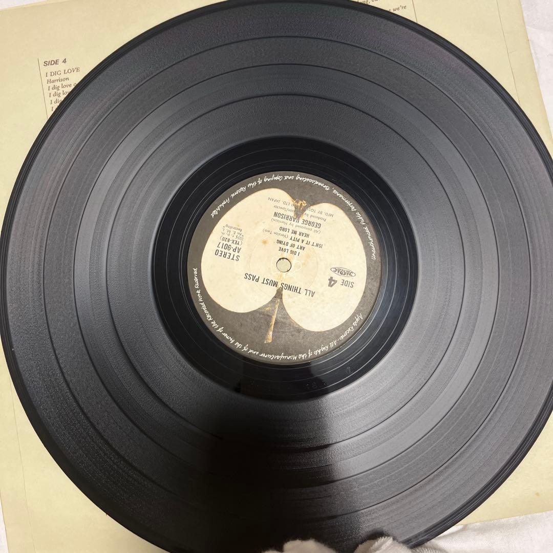洋楽 e Harrison All Things Must Pass LP