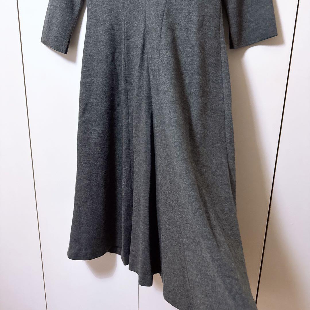 Sybilla シビラ 圧縮ウールピンタックワンピース オケージョン イトキン