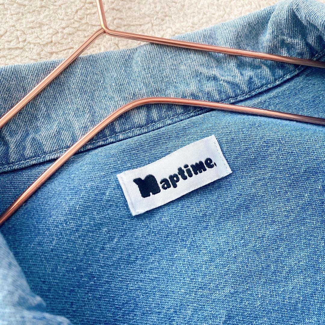 【Naptime.】美品　ナップタイム　デニムプルオーバージャケット　M