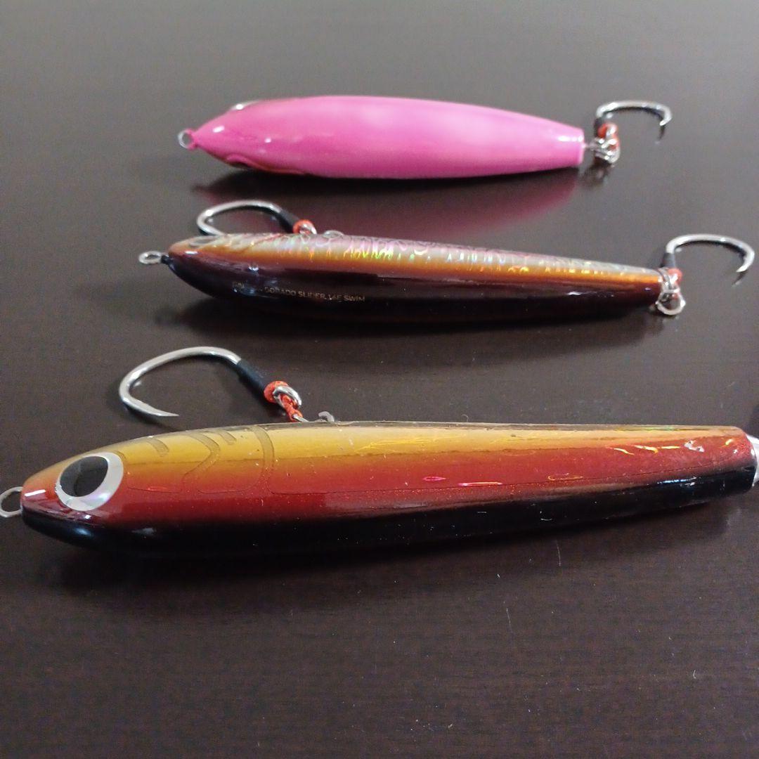 キハダ　ヒラマサ　ブリ青物用オフショアルアーまとめて19本！ケース付き
