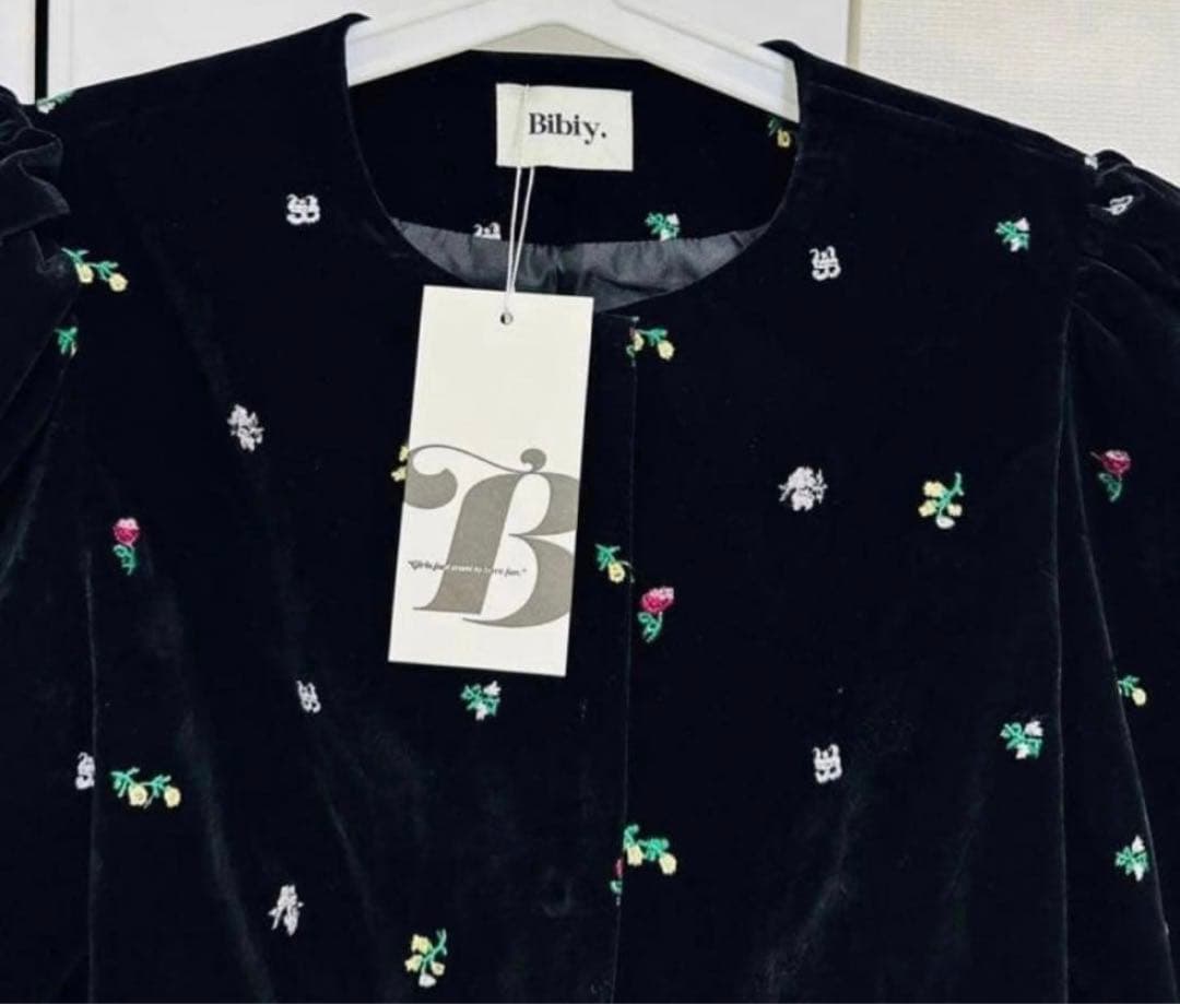 1点Bibiy. B. STARRY PEPURAMU CARDIGAN ビビィ