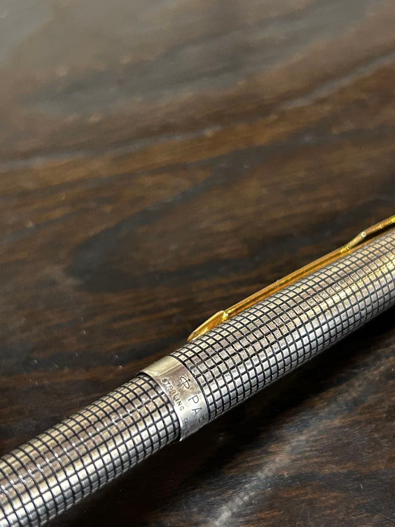 Parker シズレ ノック式ボールペン スターリングシルバー