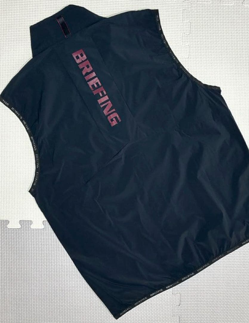 BRIEFING GOLF MS WIND VEST（BLACK／M）