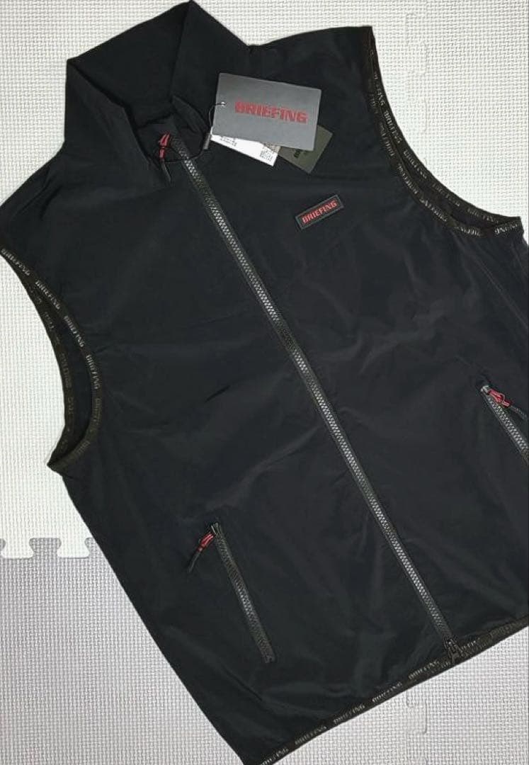 BRIEFING GOLF MS WIND VEST（BLACK／M）