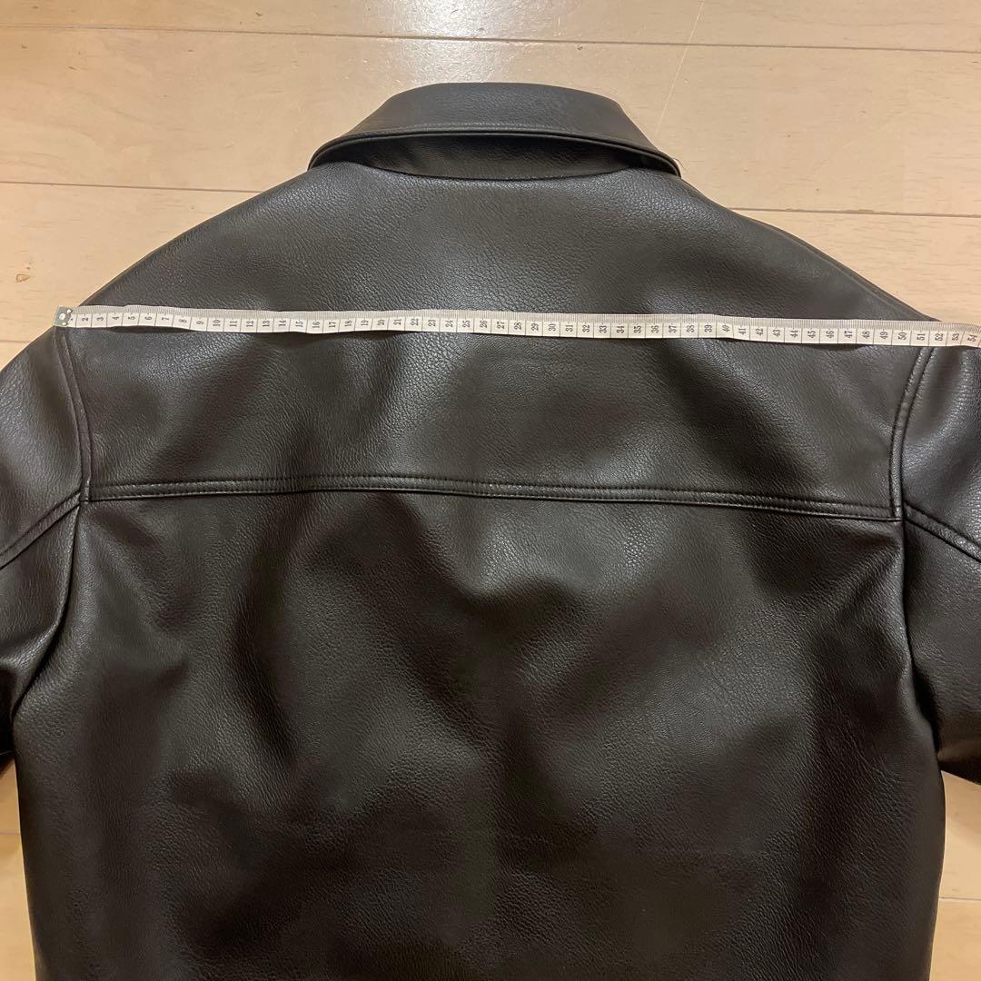 ZARA 黒 フェイクレザージャケット　　最終値下げです