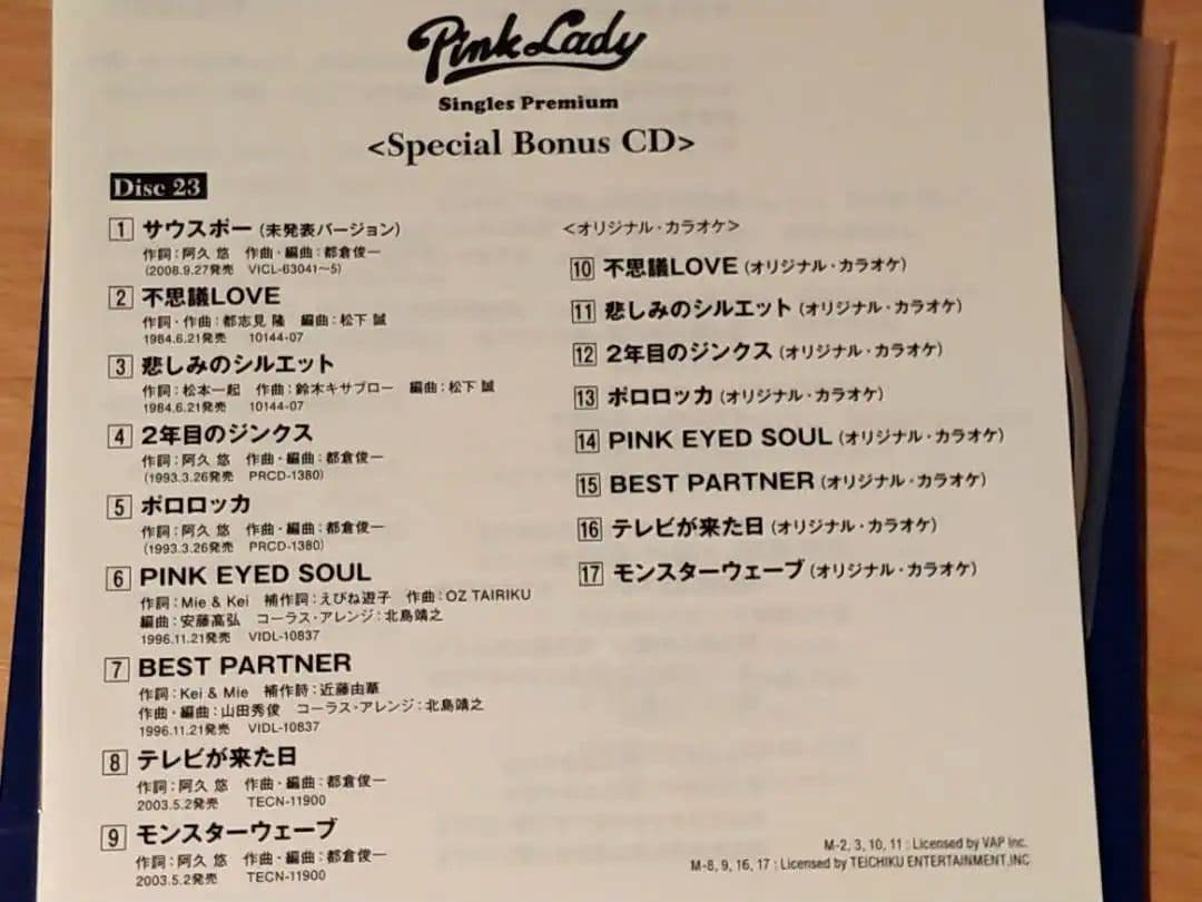 ●CD 貴重 ピンクレディー BEST ベストPINK LADY 阿久悠