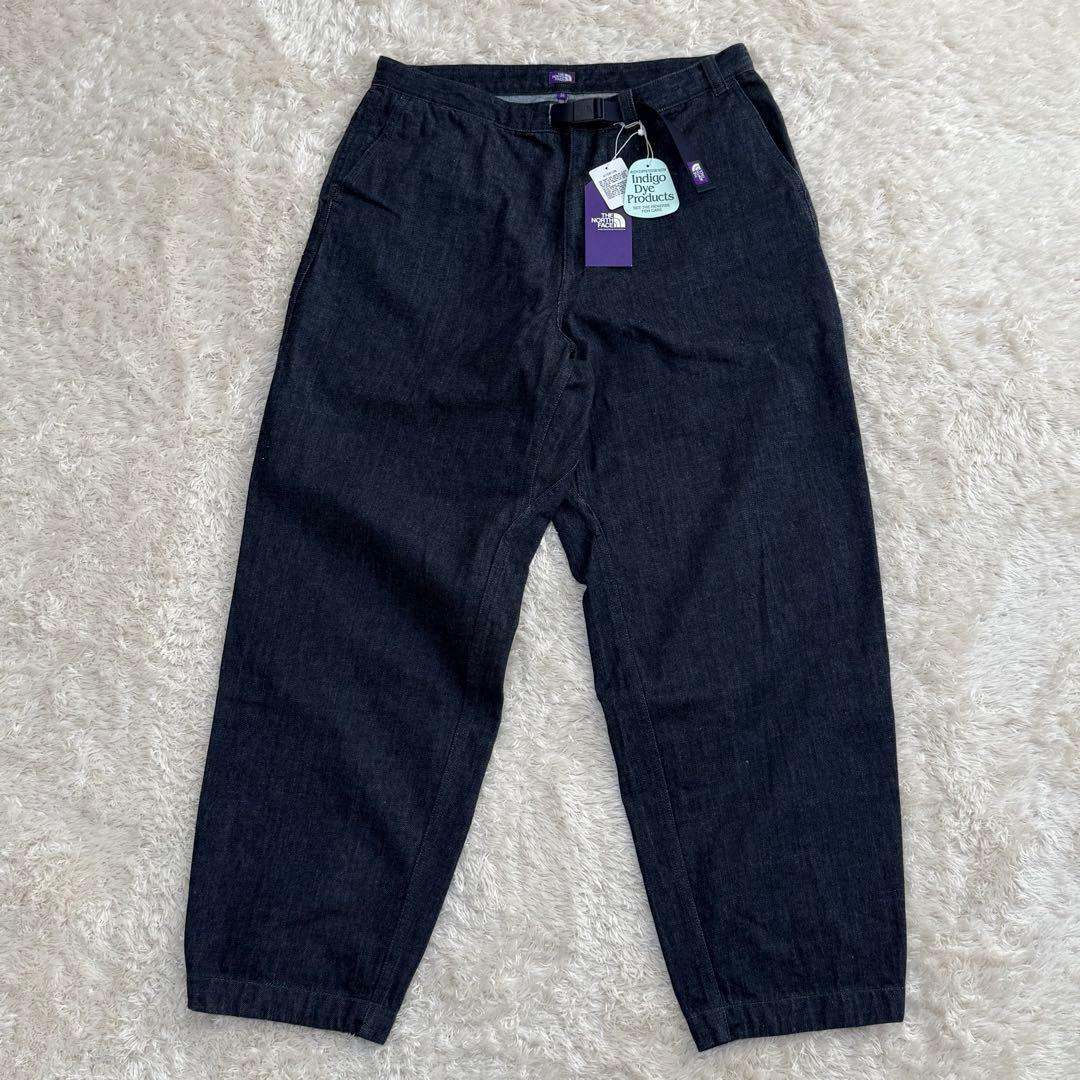 NT5357N PURPLE LABELデニム ワイドテーパードパンツ