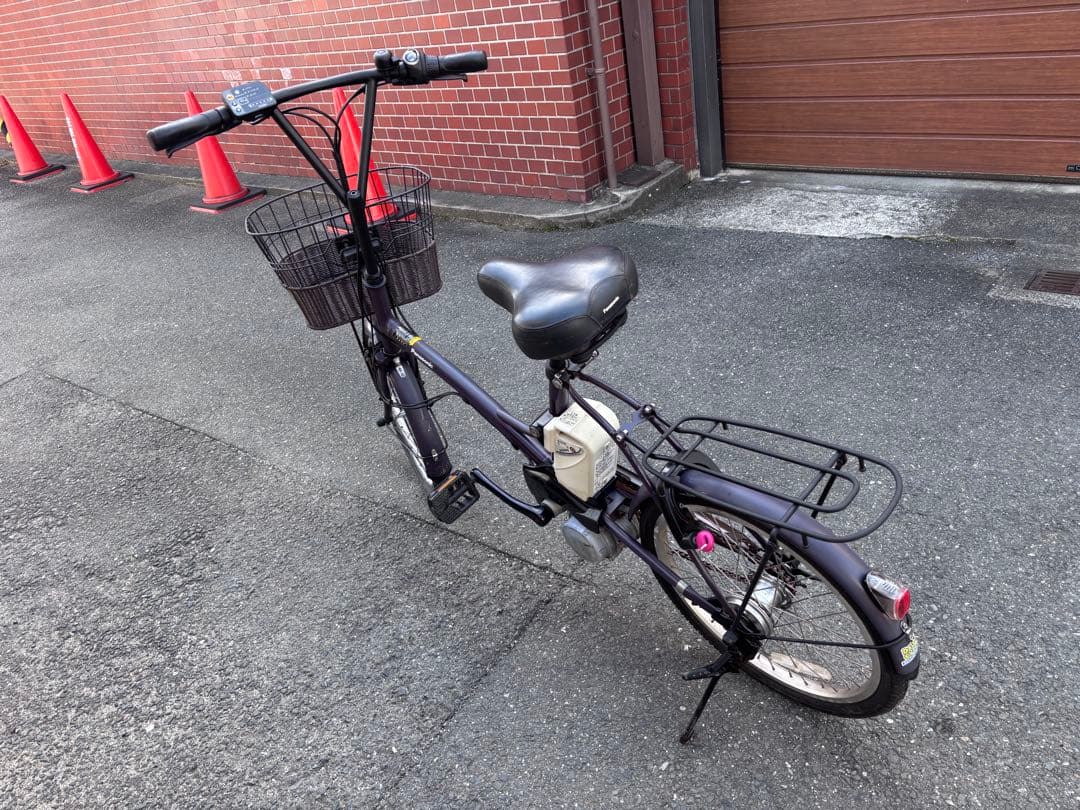Panasonic sugar drop電動アシスト自転車 前カゴ付き