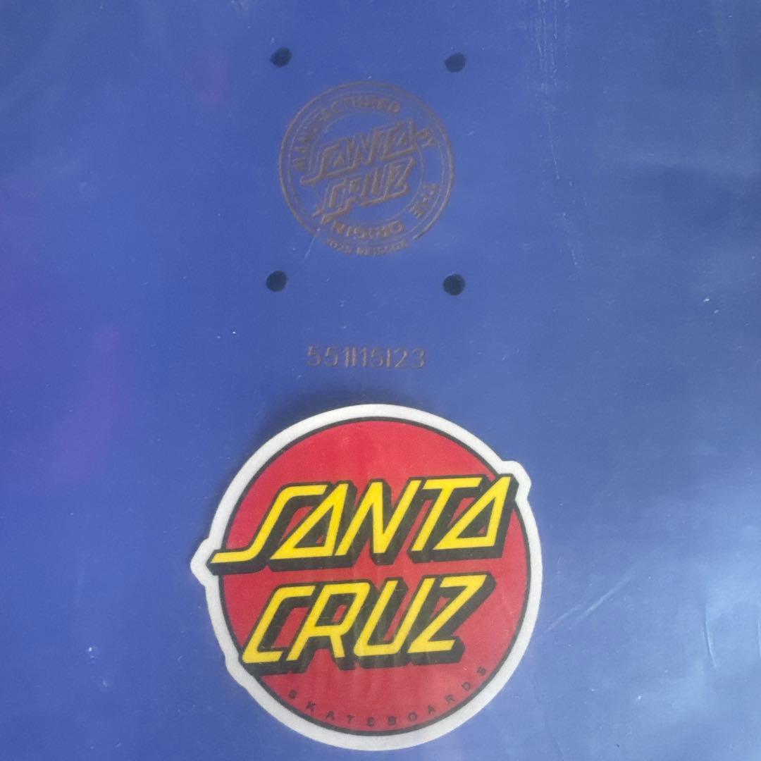 Santa Cruz スカルデザイン スケボーデッキ　10.01インチ