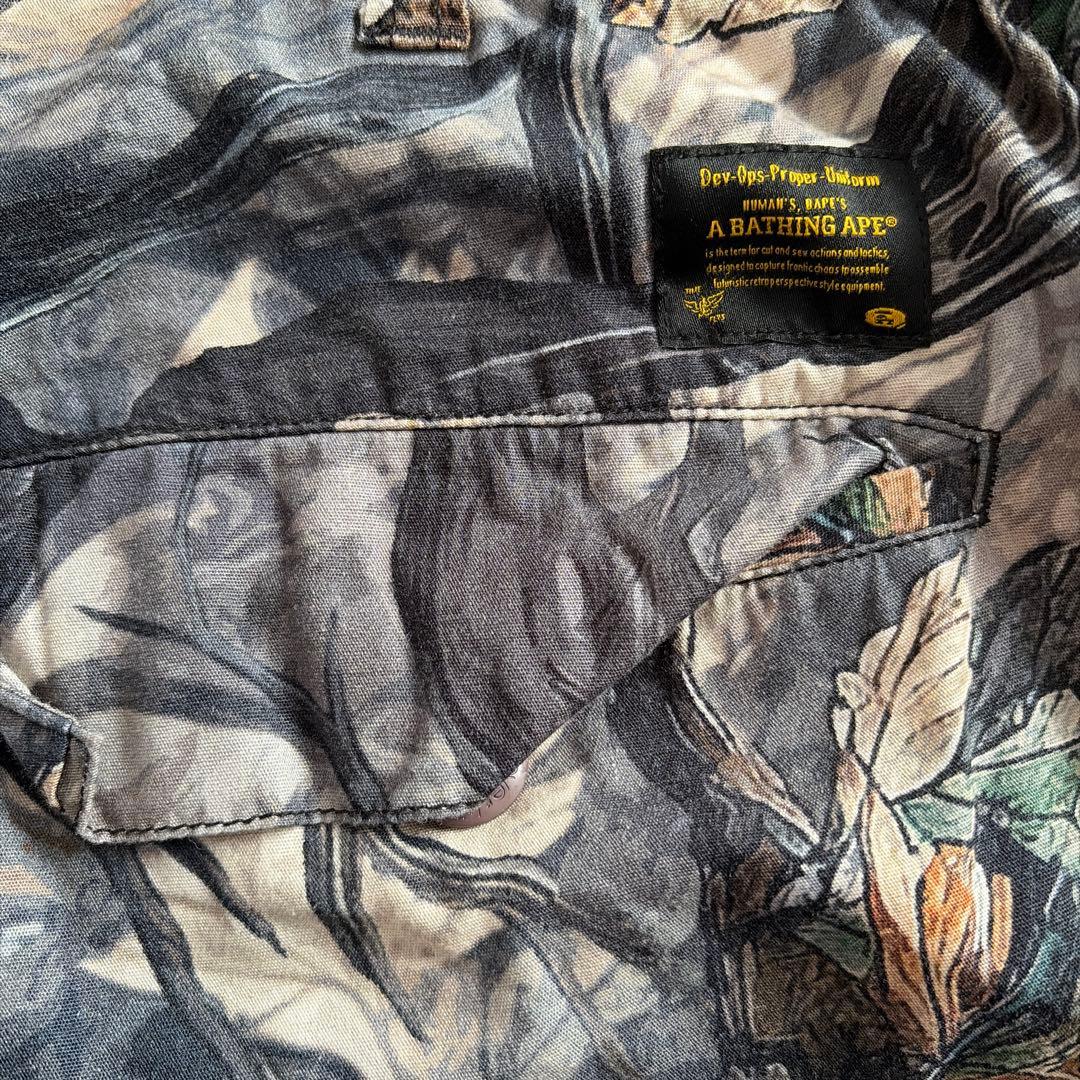 パンツ A bathing ape TREE EDGE CAMO CARGO PANTS