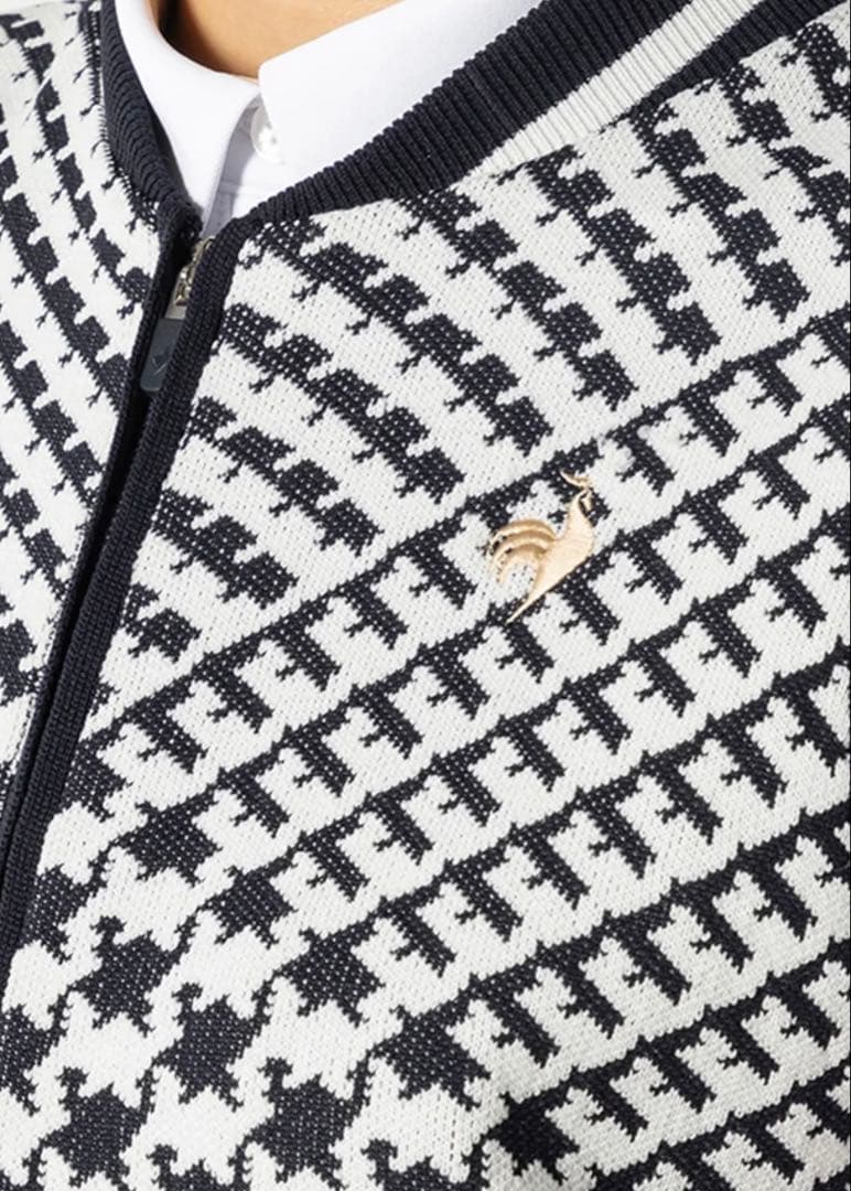le coq sportif GOLF フルジップニットベスト M