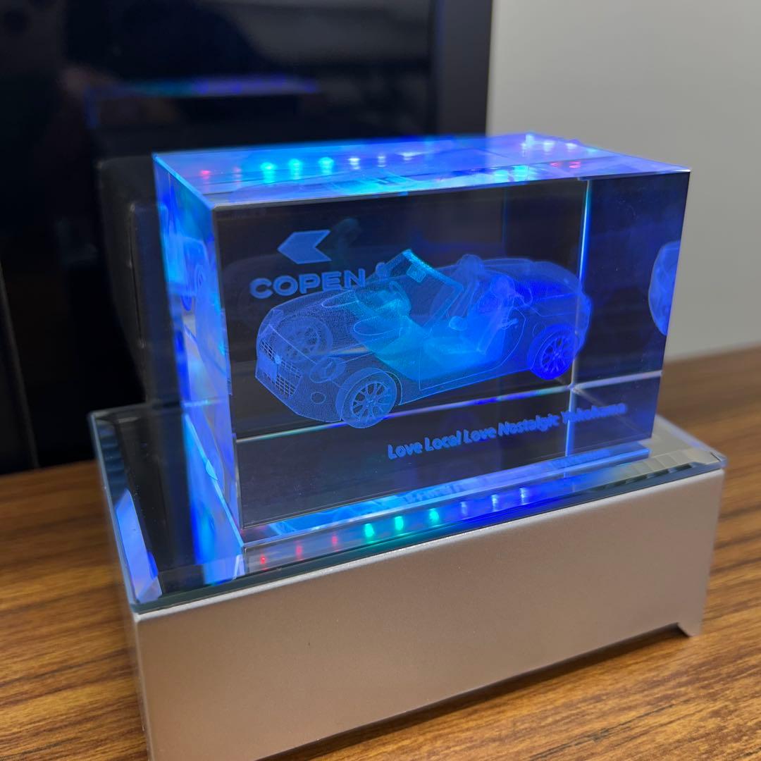 コペン 3Dクリスタルアート LEDライト付き