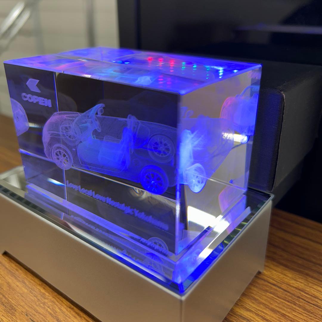 コペン 3Dクリスタルアート LEDライト付き