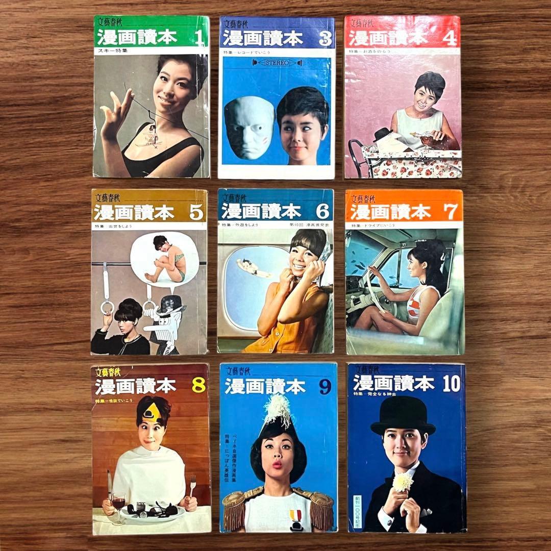 ★希少 文藝春秋 漫画読本 22冊セット 昭和レトロ 60年代 70年代 古書
