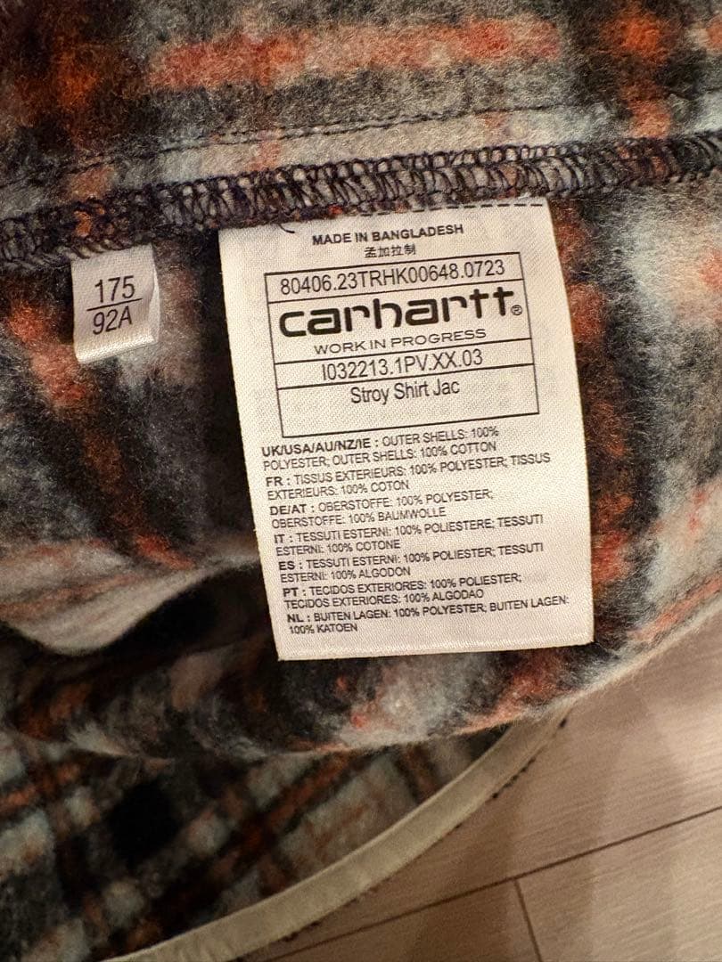 【最終】Carharttwip Stroy Shirt ジャケット M