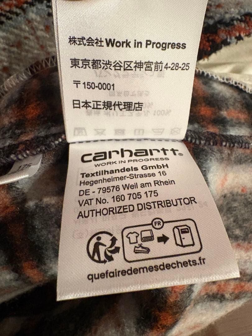 【最終】Carharttwip Stroy Shirt ジャケット M