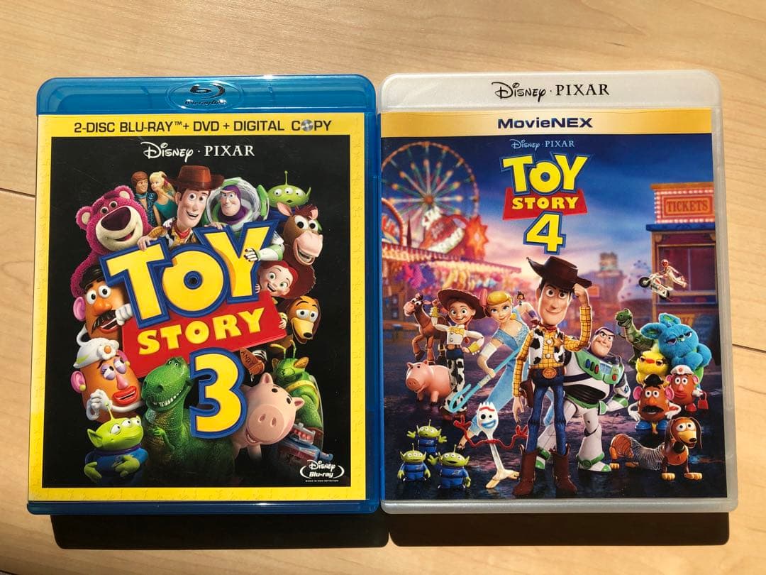 トイストーリー1〜4 DVD Blu-ray セット