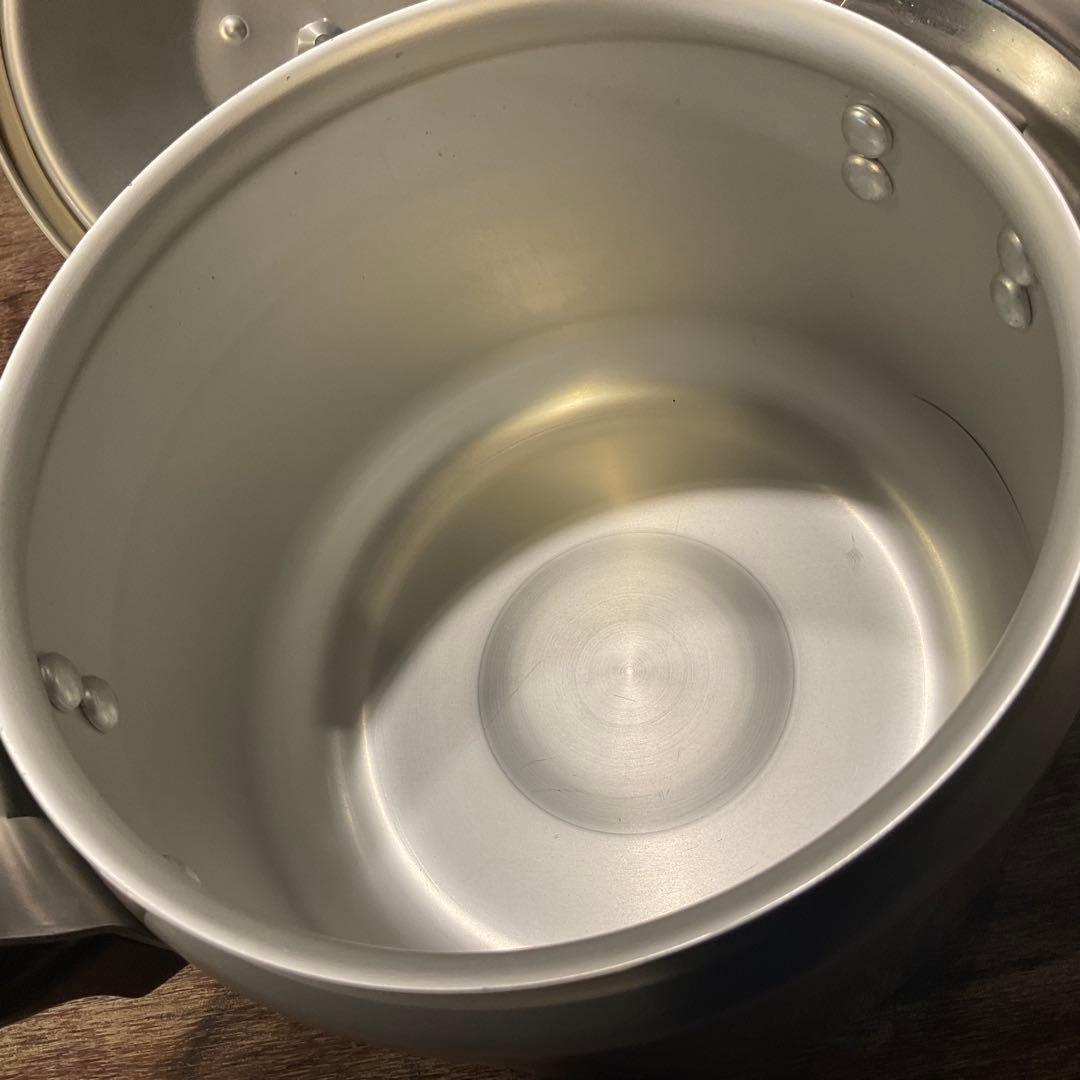 美品 理研 圧力鍋 6リットル 一升炊 RIKEN リケン 両手鍋 RSK-60