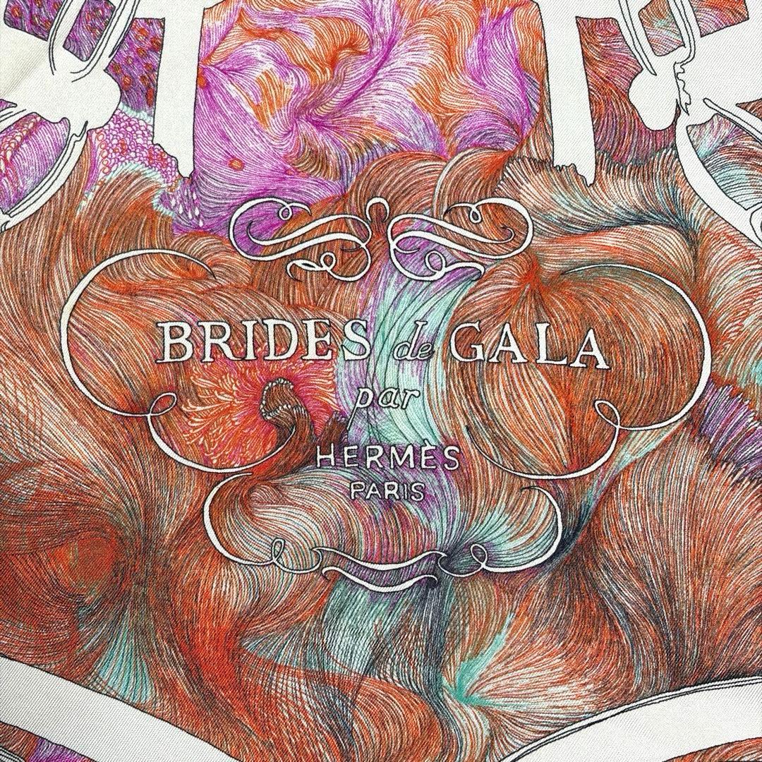 HERMES エルメス カレ90 BRIDES de GALA スカーフ