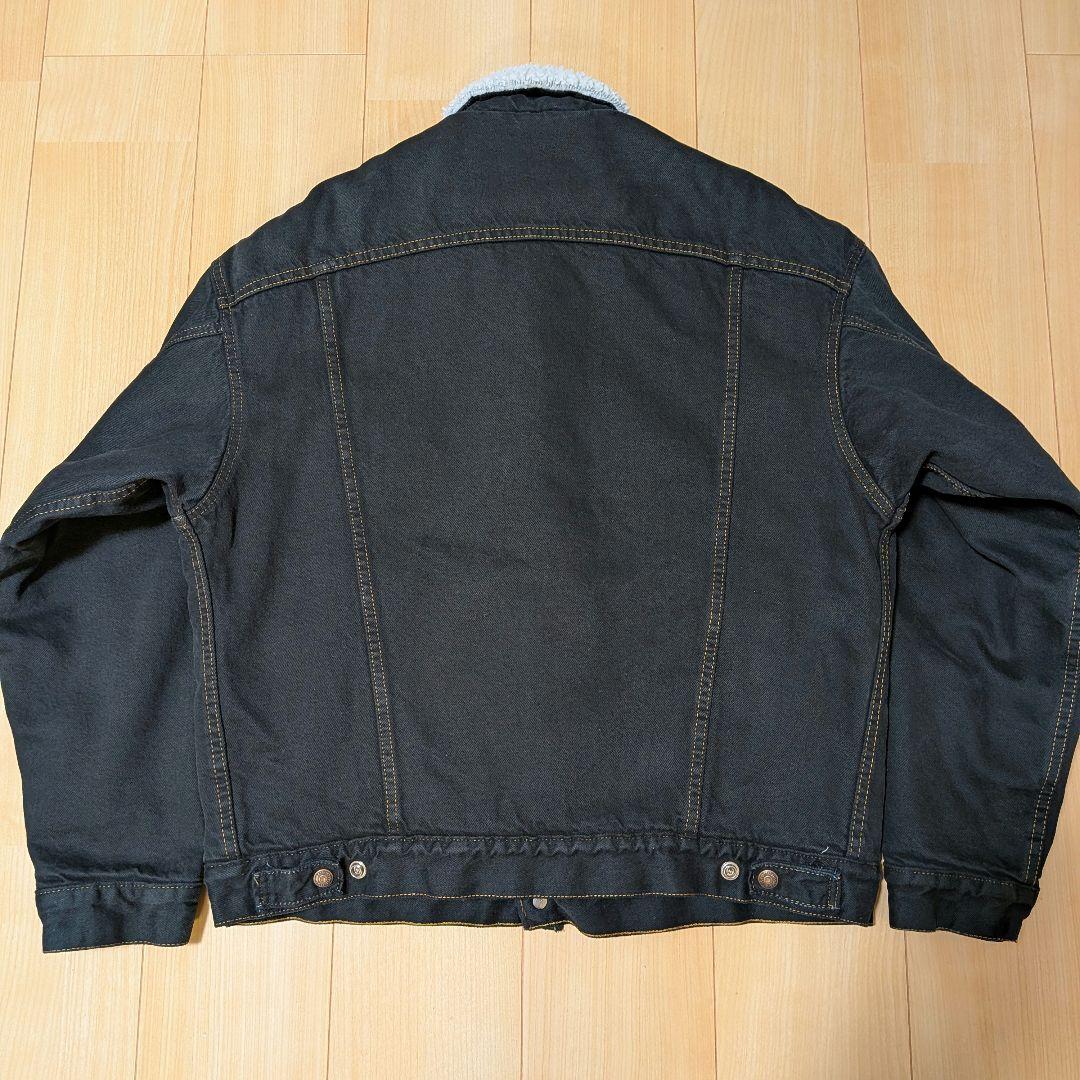 h*1様 USA製 リーバイス ブラックボアジャケット サイズL