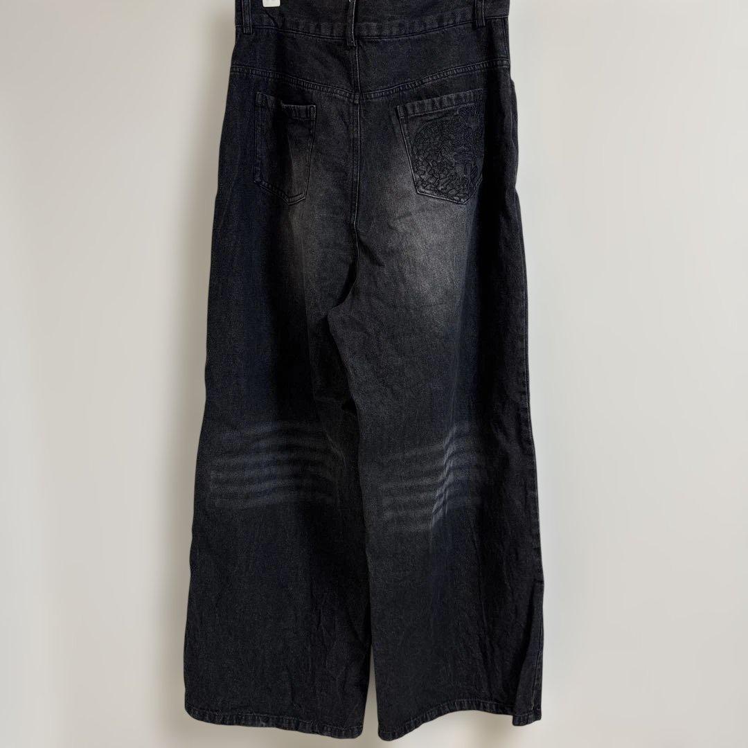 パンツ GIBOUS SNAKE SCORPION POCKET BAGGY PANTS