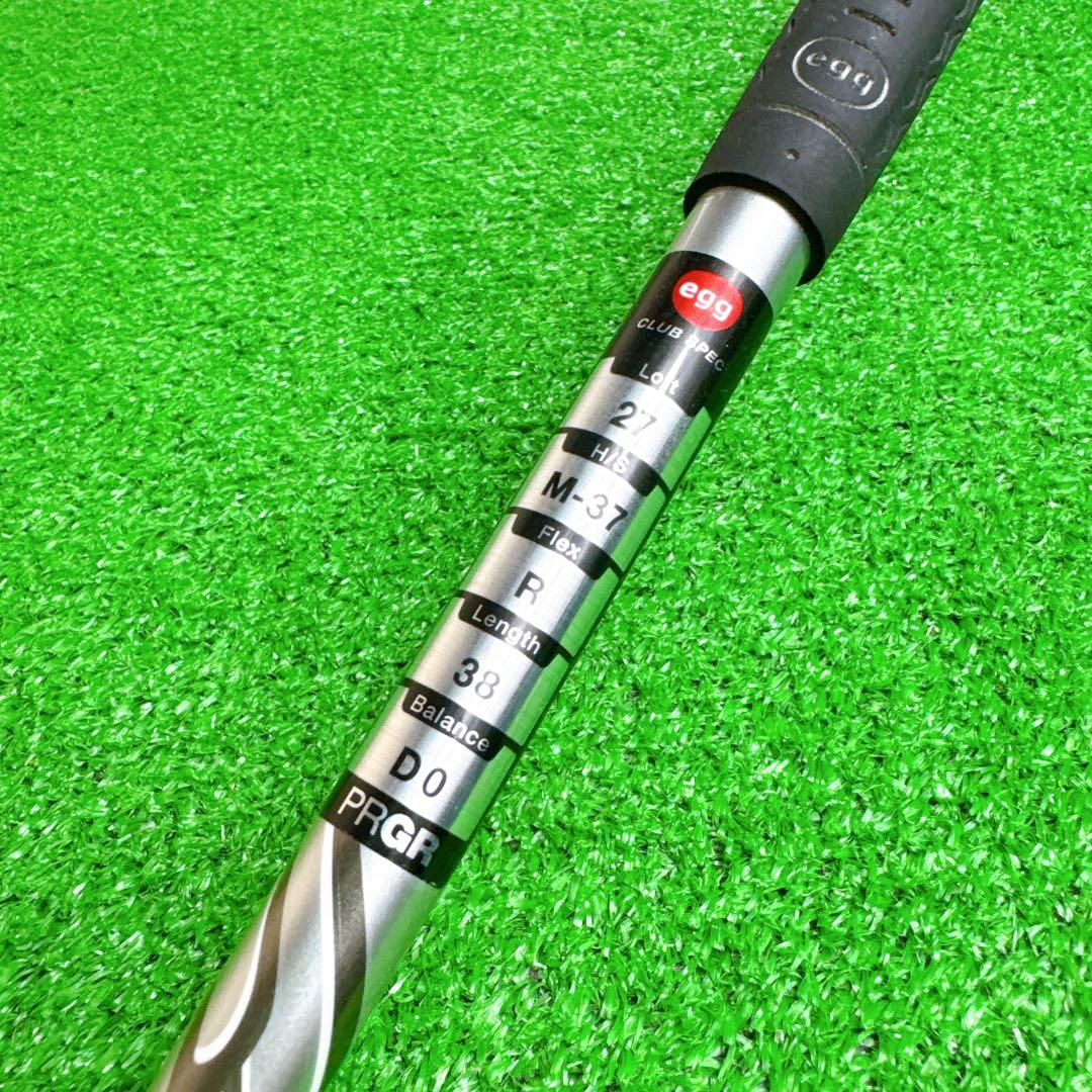 【レフティ】 PRGR egg 7本 アイアンセット M-37 カーボン 初心者
