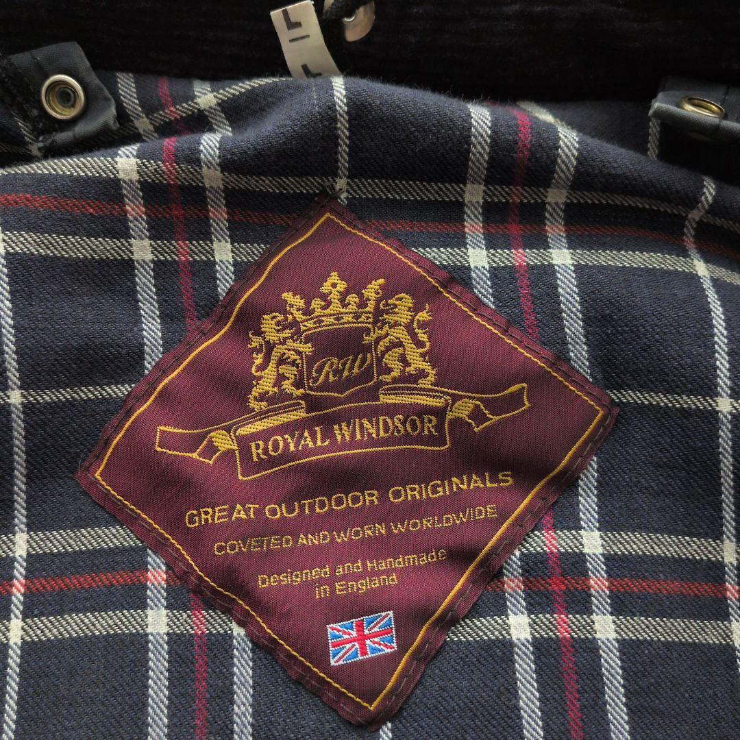 90s 英国製  WINDSOR オイルドジャケット L 雰囲気抜群